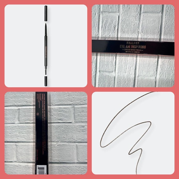 REALHER DARK BROWN DEFINER BROW PENCIL ‘EYE AM INSPIRING’ - Picture 1 of 8